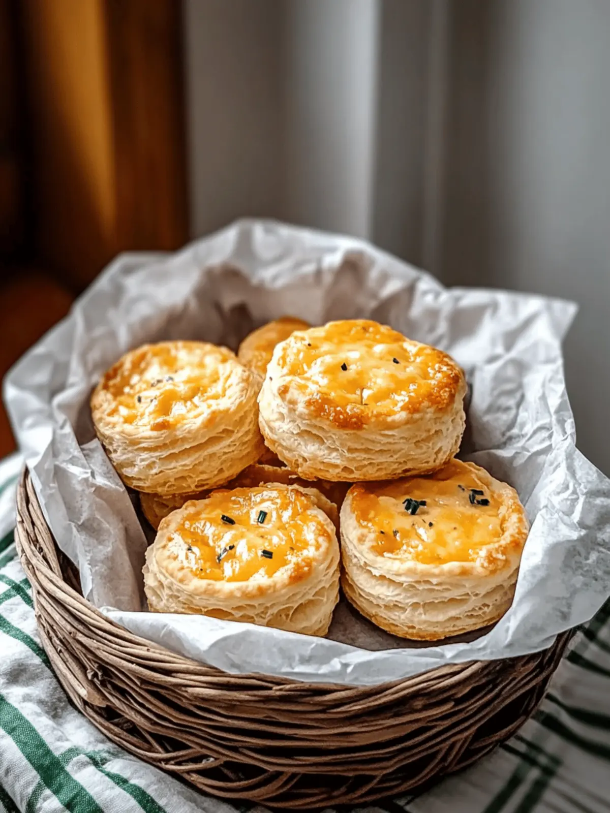 Easy Cheddar and Chive Biscuits: 30-Minute Flaky Delights 3 Easy Cheddar and Chive Biscuits