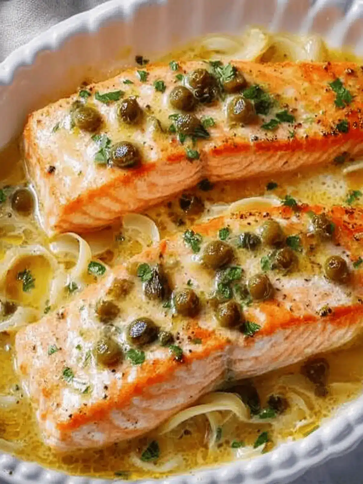 Quick & Delicious 15-Minute Salmon Piccata You ll Love 2 15-Minute Salmon Piccata