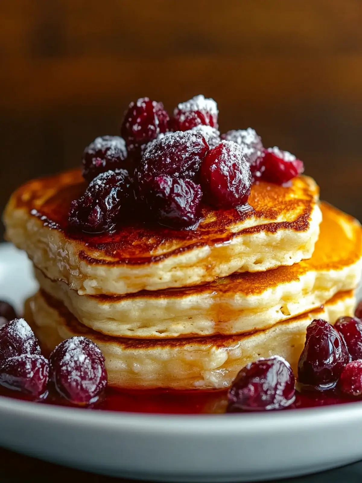Fluffy Cranberry Orange Ricotta Pancakes for Cozy Mornings 3 Fluffy Cranberry Orange Ricotta Pancakes
