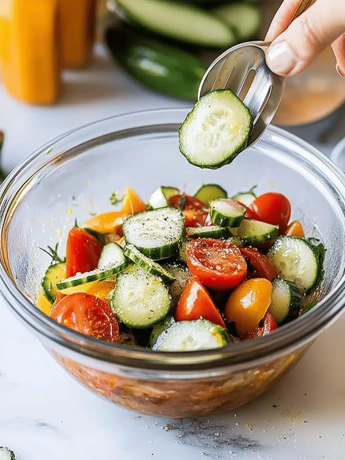 Refreshing Cucumber Tomato Salad for Summer Bliss 3 Cucumber Tomato Salad
