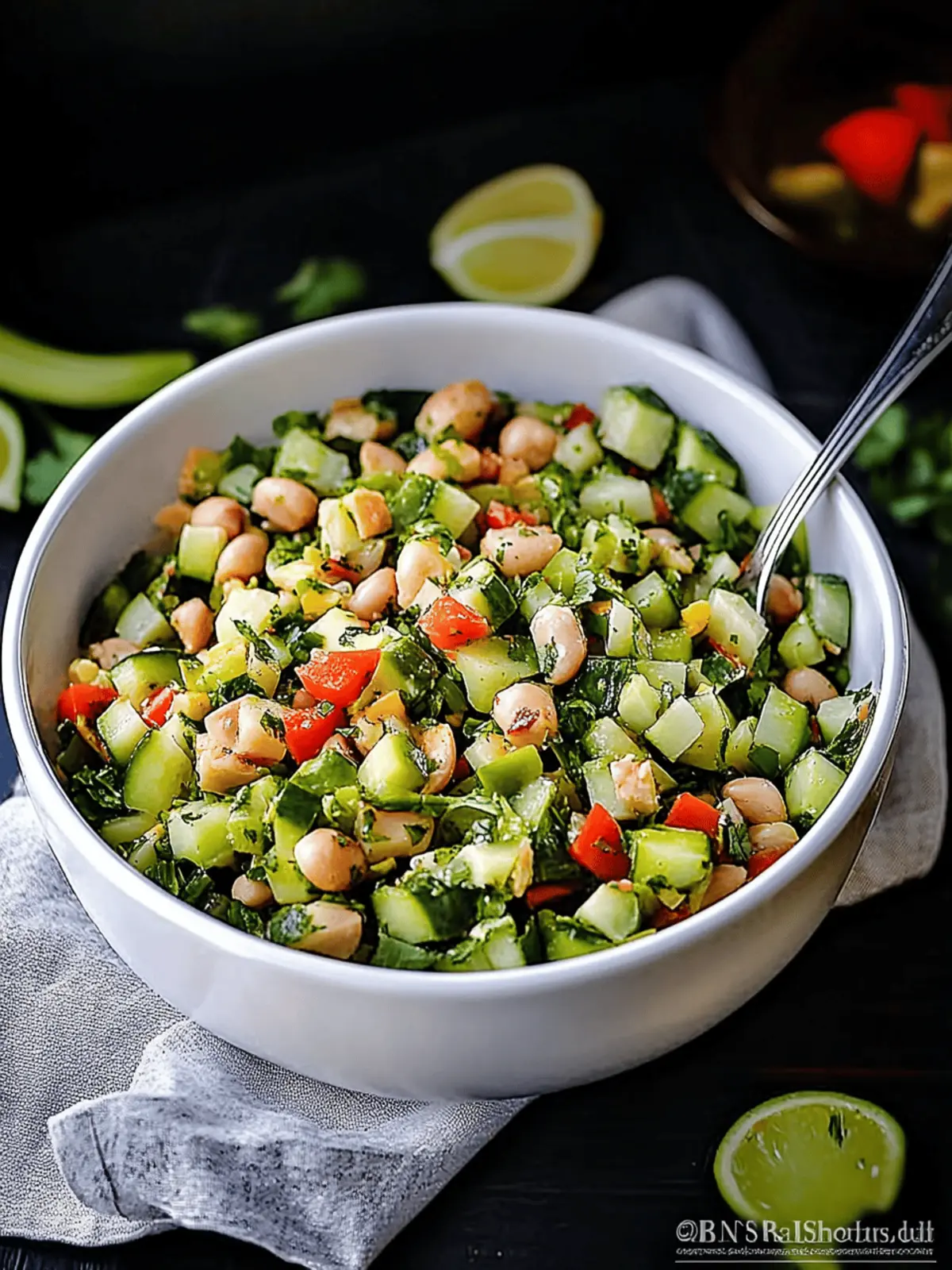 Zesty Ensalada de Nopales: A Nutritious Cactus Salad Delight 4 Enselada de Nopales (Cactus Salad)