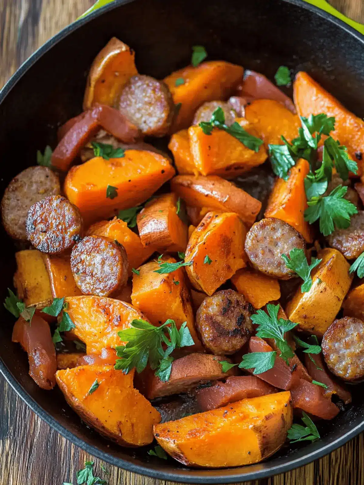 Sweet Potato and Sausage Skillet: A Cozy 30-Minute Meal 4 Sweet Potato and Sausage Skillet