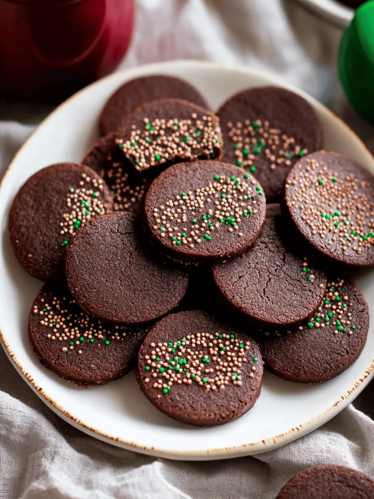 Irresistible Chocolate Shortbread Cookies for Holiday Joy 2 Chocolate Shortbread Cookies