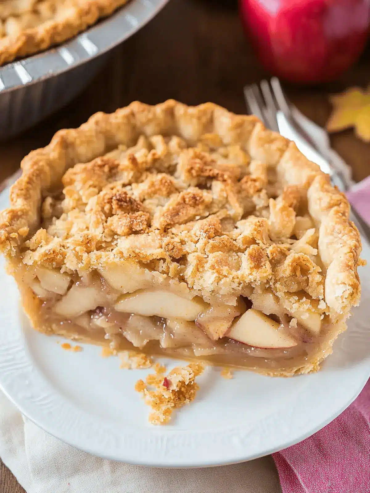 Irresistible Dutch Apple Pie with Buttery Walnut Crumble 4 Dutch Apple Pie