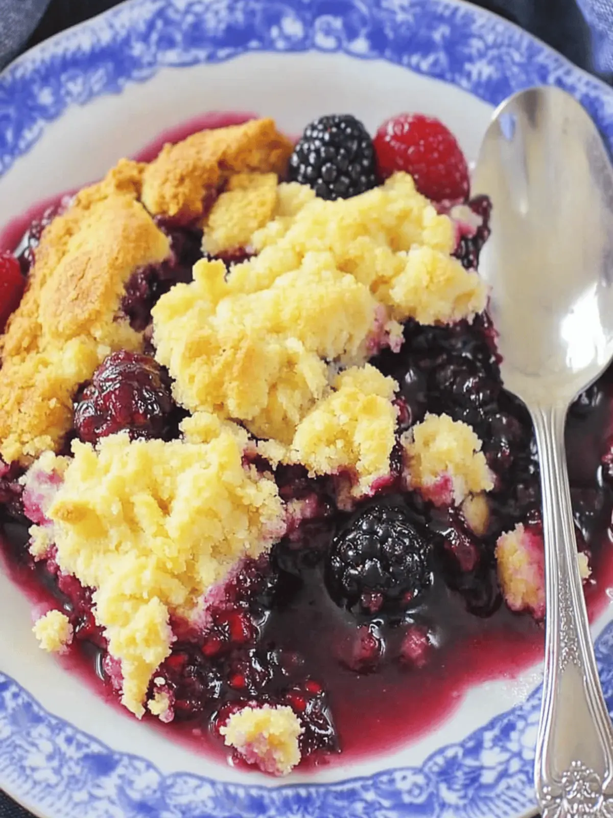 Berry and Cornmeal Cobbler: A Summer Sweet Delight! 2 Berry and Cornmeal Cobbler