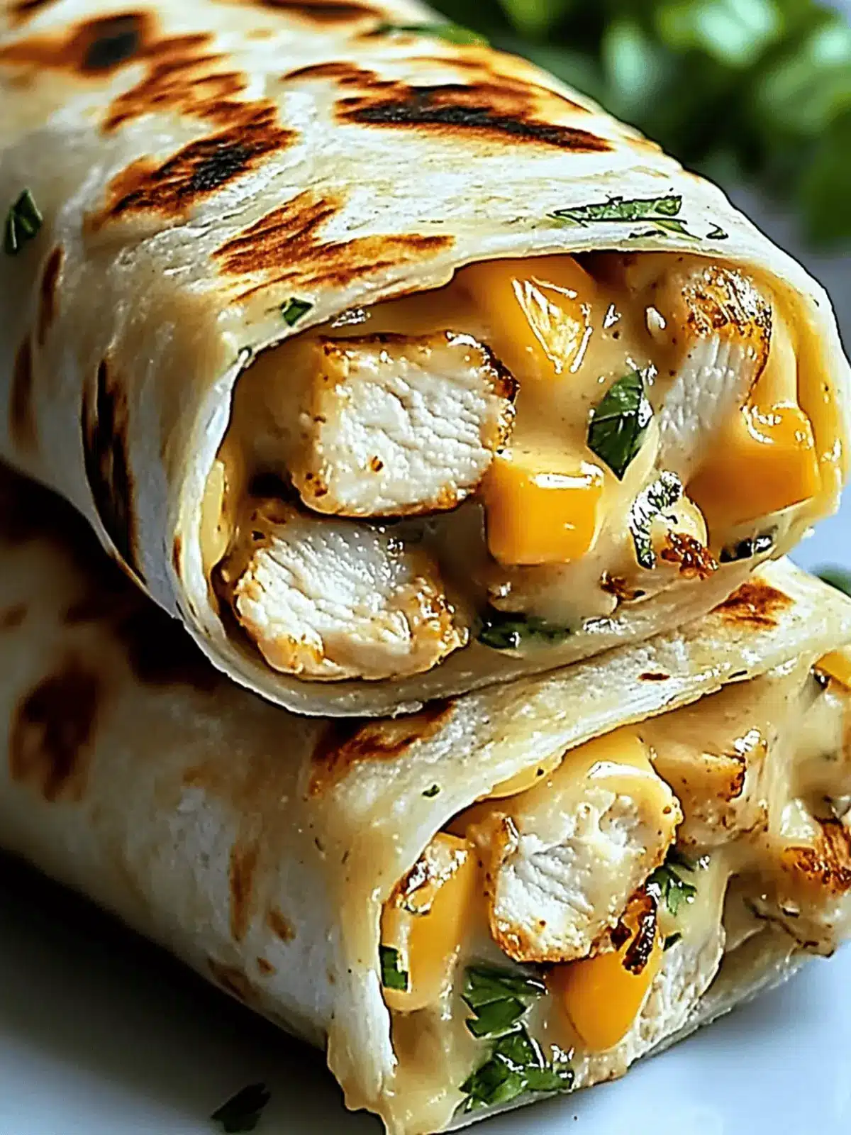 Cheesy Garlic Chicken Wraps Ready in Just 20 Minutes 3 Cheesy Garlic Chicken Wraps