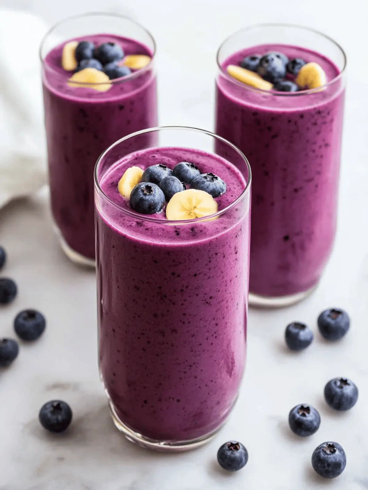 Nutritious Blueberry Smoothie for a Quick Energizing Boost 3 Blueberry Smoothie