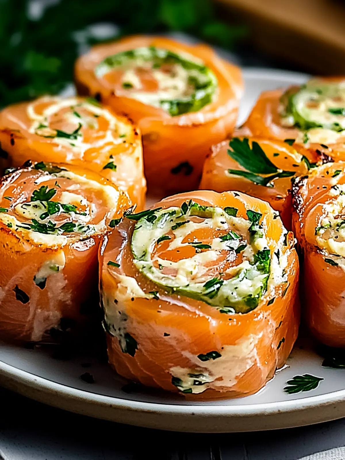 Savory Stuffed Salmon Pinwheels for a Gourmet Dinner Delight 2 Stuffed Salmon Pinwheels