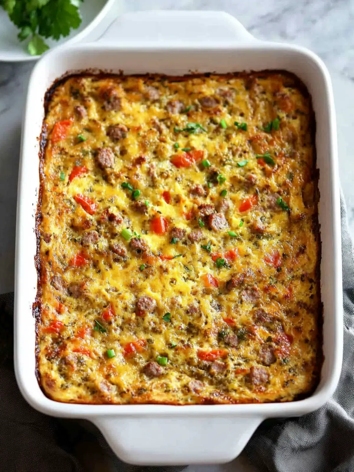 Sausage and Egg Casserole: A Cozy Breakfast Delight 4 Sausage and Egg Casserole