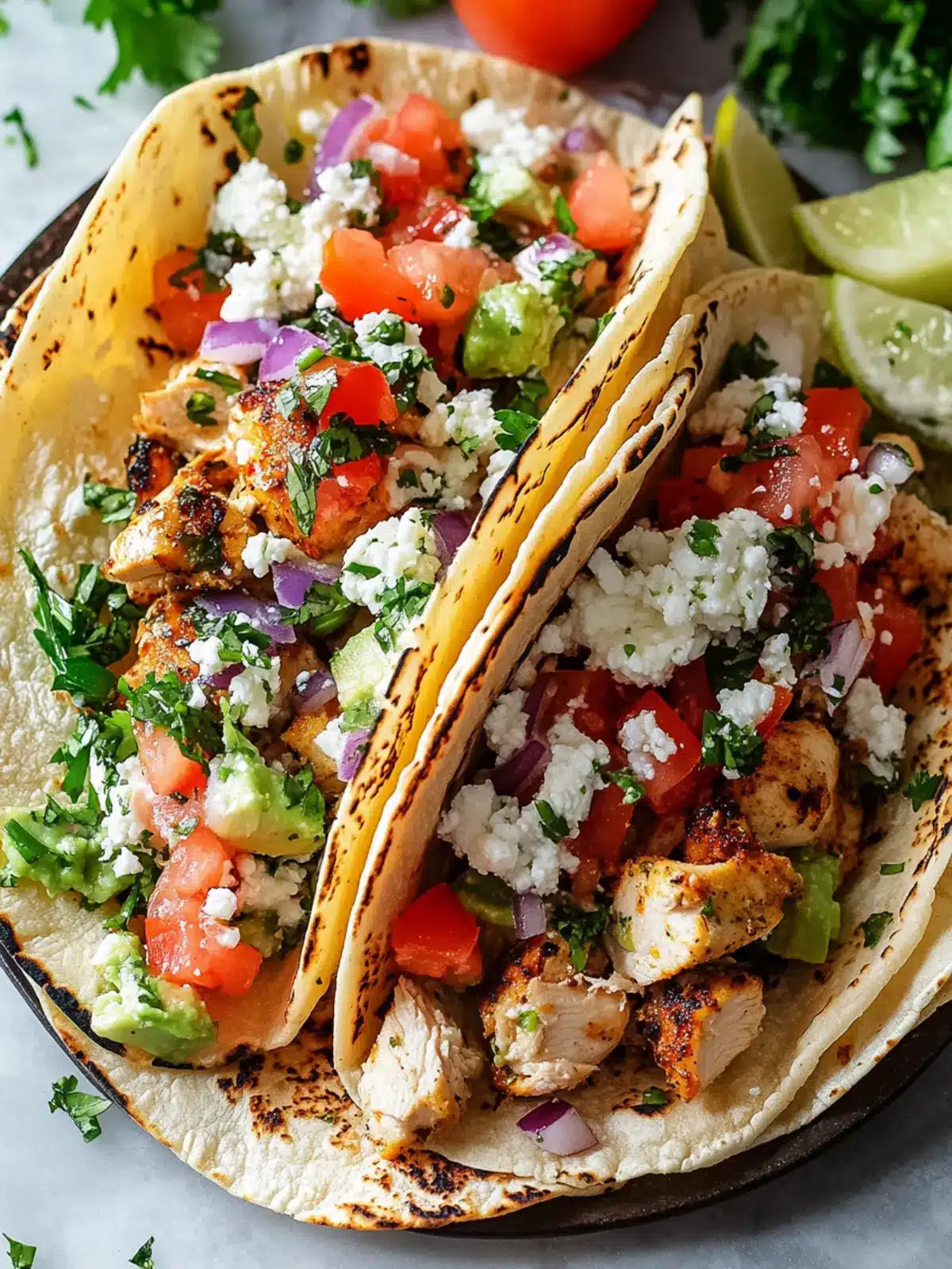 Savor Flavor with Mediterranean Chicken Tacos Tonight 3 Mediterranean Chicken Tacos