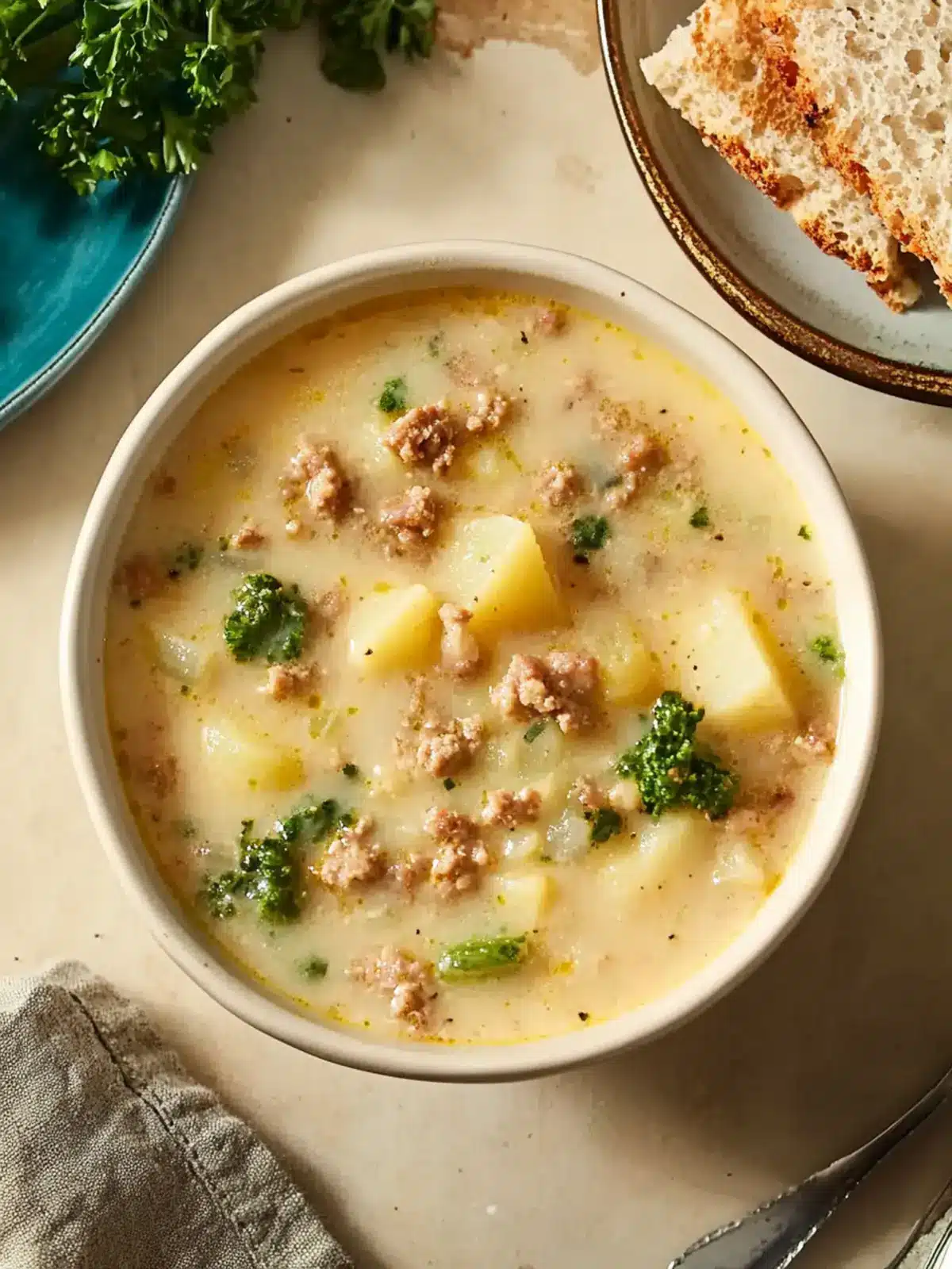 Cozy Crockpot Potato Soup with Sausage for Ultimate Comfort 3 Cozy Crockpot Potato Soup with Sausage