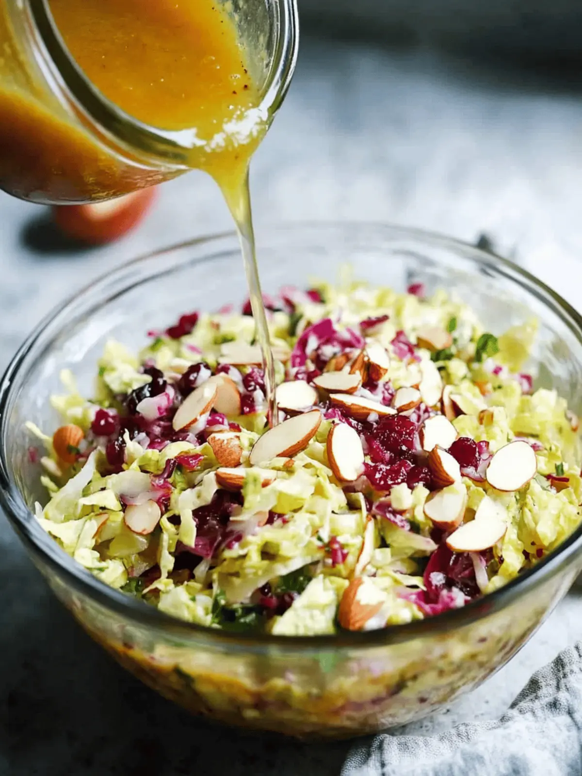 Cranberry Almond Thanksgiving Slaw for a Fresh Holiday Twist 3 CRANBERRY ALMOND THANKSGIVING SLAW