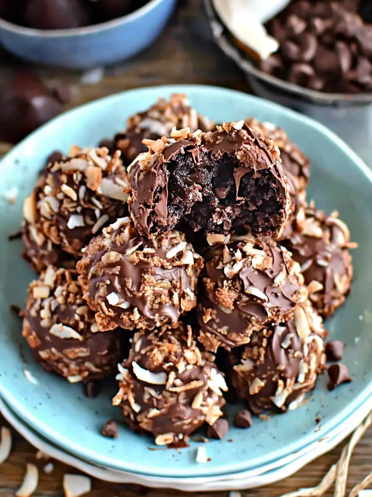Irresistible Double Chocolate Coconut Macaroons You ll Love 4 Double Chocolate Coconut Macaroons