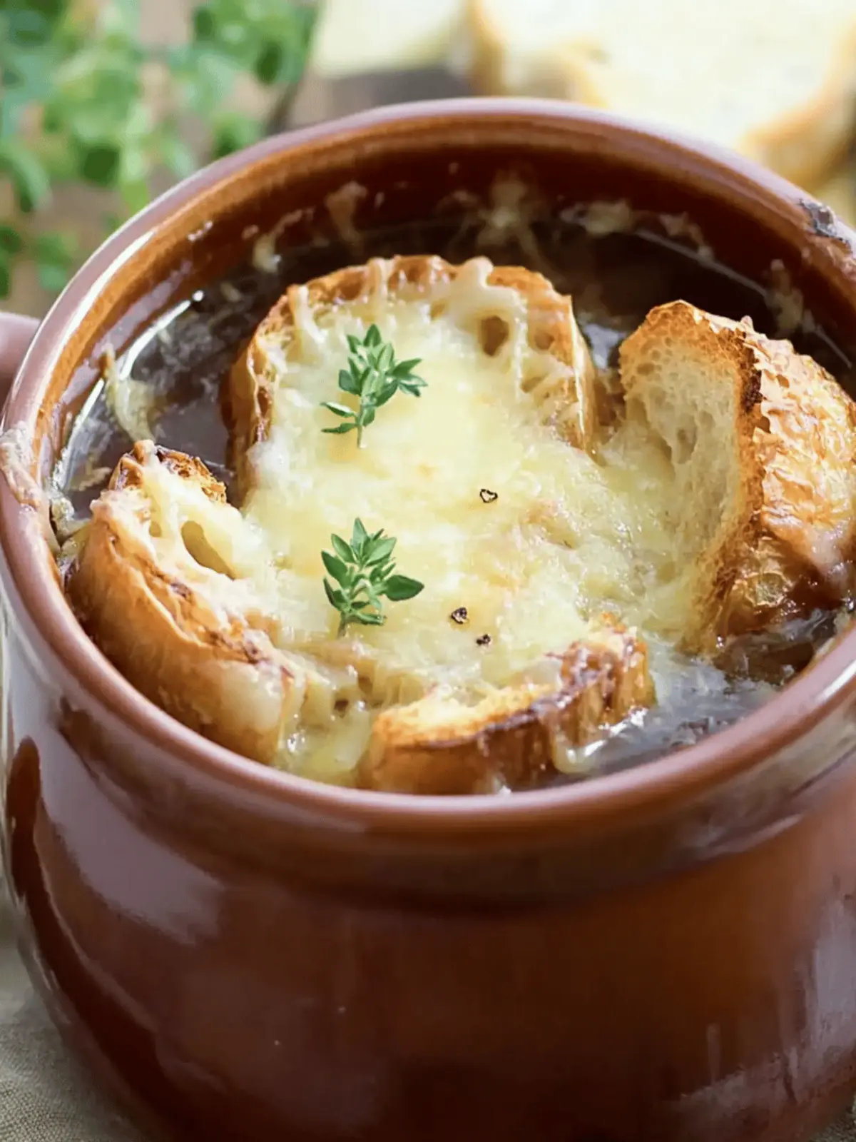 Bistro French Onion Soup with Gruy ¨re for Cozy Nights In 2 Bistro French Onion Soup with Gruy ¨re
