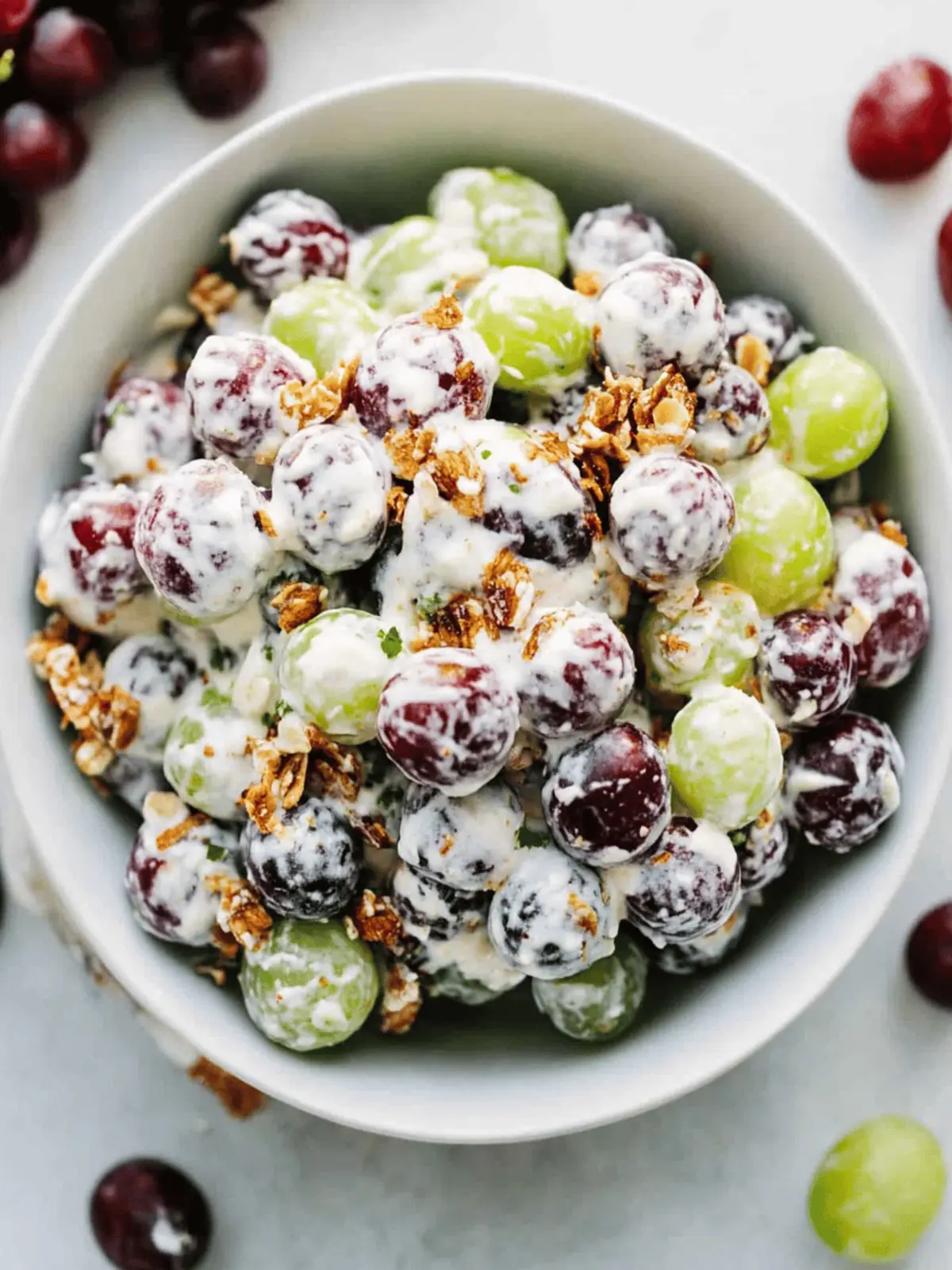 Deliciously Creamy Grape Salad Recipe Everyone Will Love 3 Creamy Grape Salad Recipe