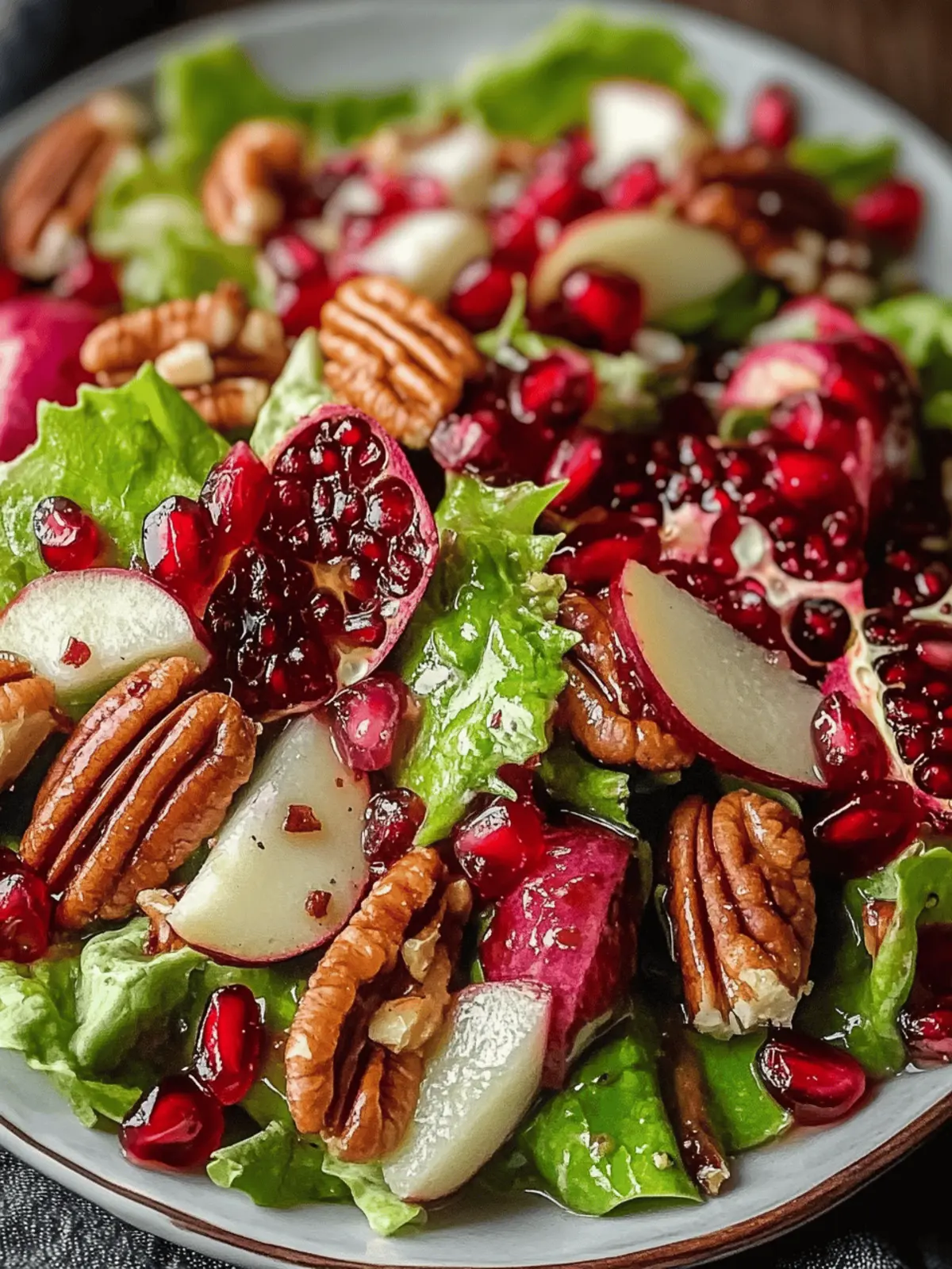 Pomegranate Pecan Salad Vinaigrette That's Quick and Delicious 3 Pomegranate Pecan Salad Vinaigrette