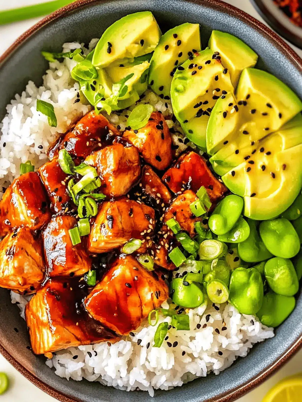 Sriracha Honey Salmon Bowls - Simple, Spicy, and Satisfying! 3 Sriracha Honey Salmon Bowls