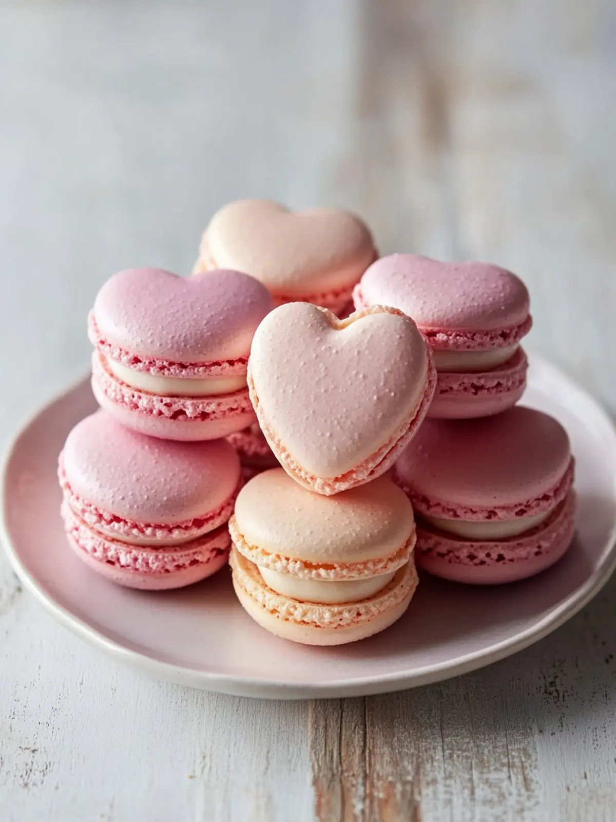 Heart-Shaped Macarons that Melt Hearts This Valentine's Day 2 Heart-Shaped Macarons