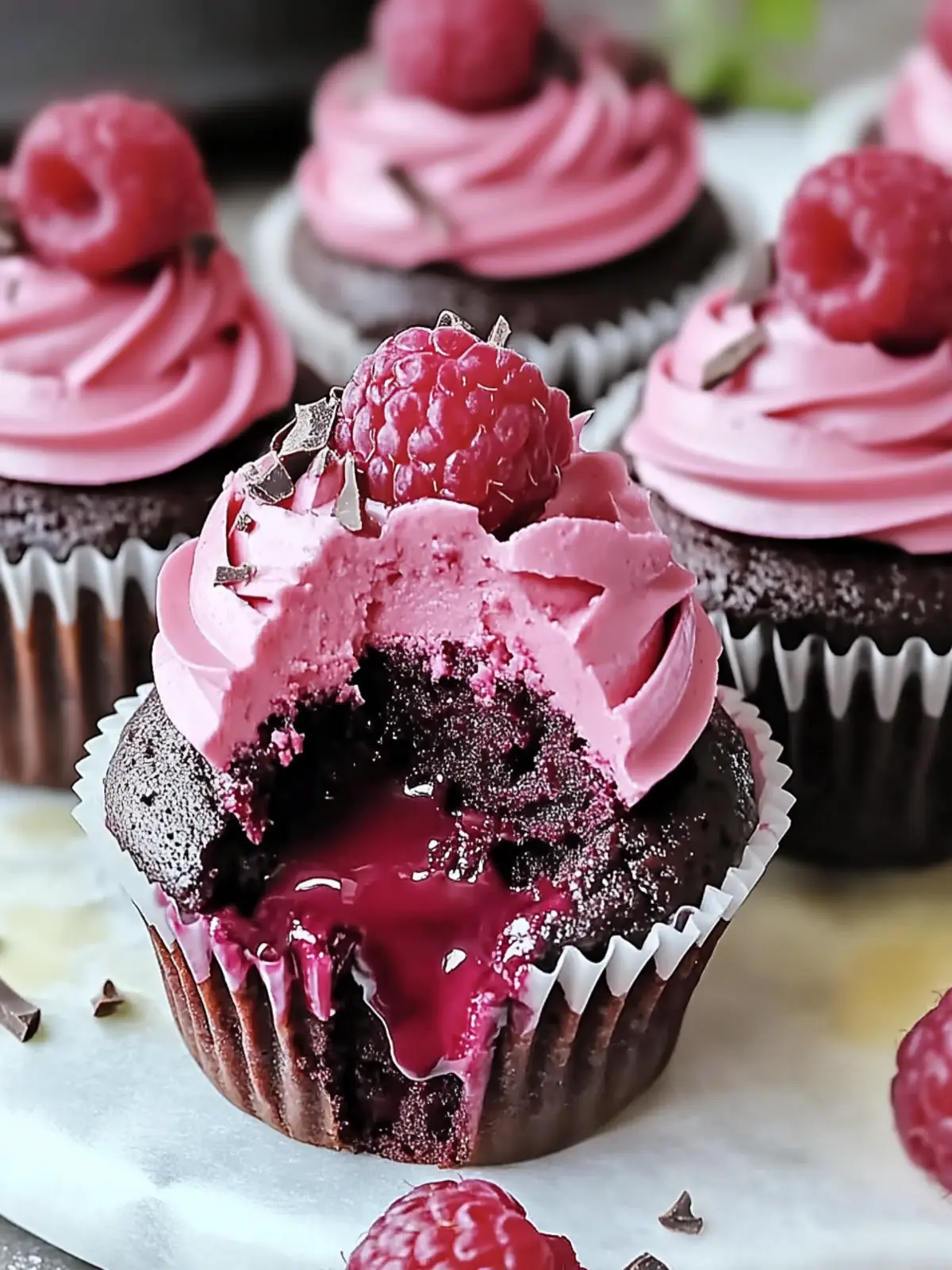 Decadent Raspberry Chocolate Lava Cupcakes You ll Adore 3 Decadent Raspberry Chocolate Lava Cupcakes