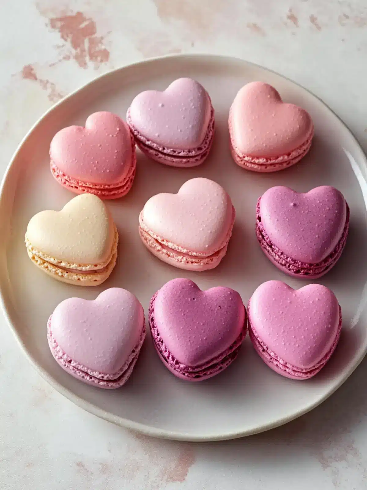 Heart-Shaped Macarons that Melt Hearts This Valentine's Day 4 Heart-Shaped Macarons