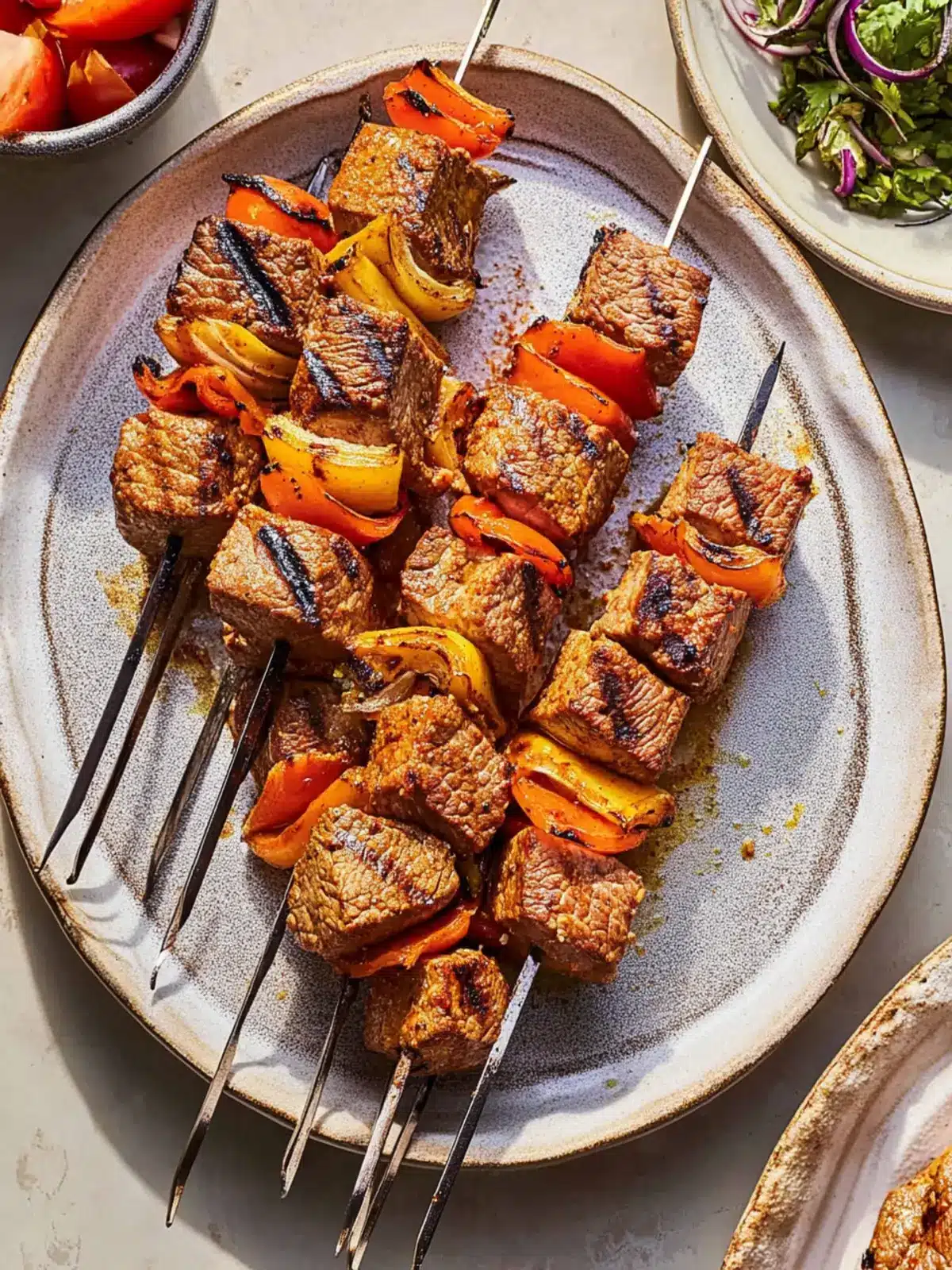 Grilled Mediterranean Beef Kebabs for a Flavorful Summer Bash 4 Grilled Mediterranean Beef Kebabs