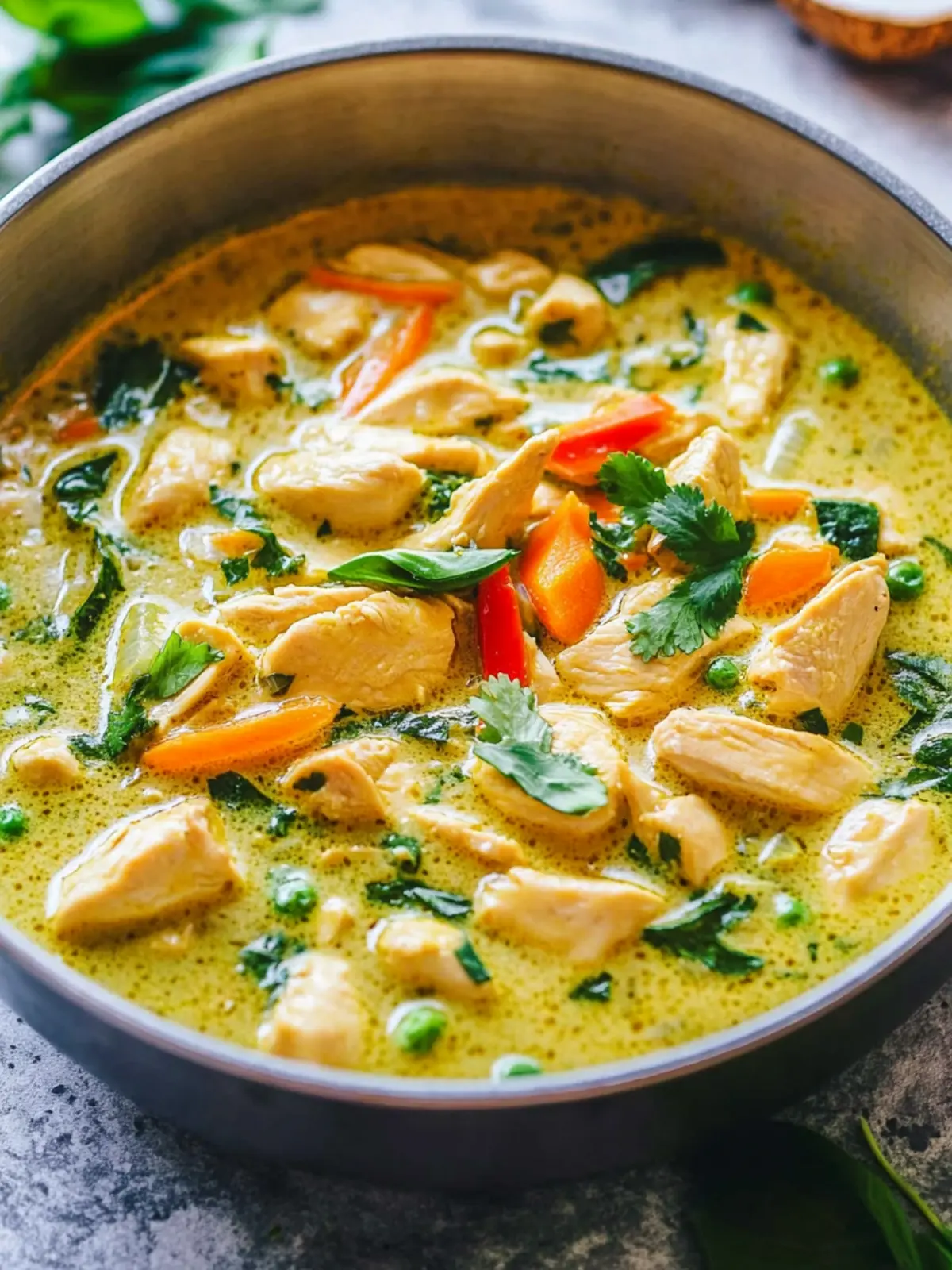 Quick Green Thai Chicken Coconut Curry You ll Crave Again! 4 Green Thai Chicken Coconut Curry