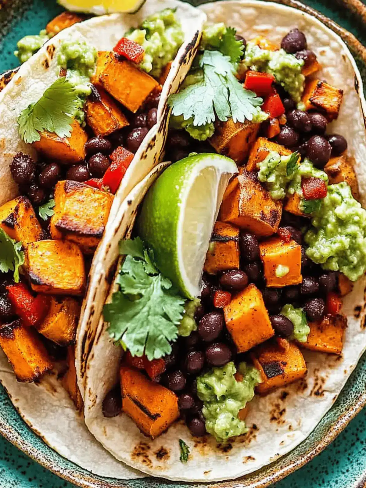 Savory Black Bean Sweet Potato Tacos for Taco Night Bliss 2 Black Bean Sweet Potato Tacos