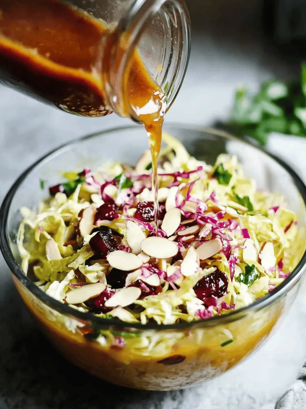 Cranberry Almond Thanksgiving Slaw for a Fresh Holiday Twist 4 CRANBERRY ALMOND THANKSGIVING SLAW