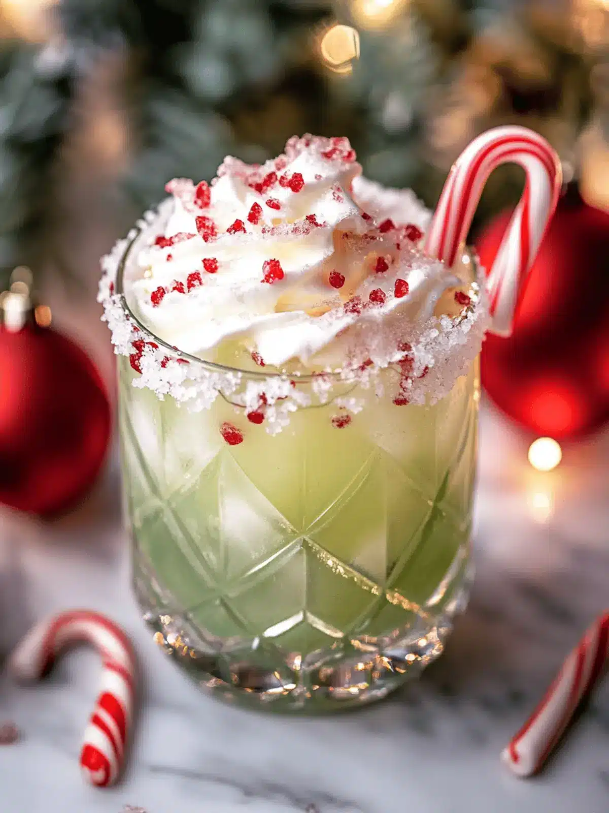 Candy Cane Christmas Mocktail: Refreshing Festive Delight 3 Candy Cane Christmas Mocktail