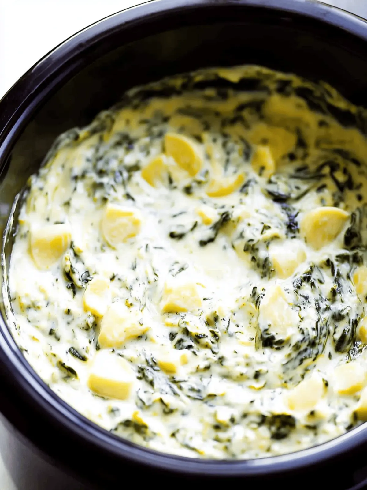 Creamy Crockpot Spinach Artichoke Dip Everyone Will Love 4 CROCKPOT SPINACH ARTICHOKE DIP