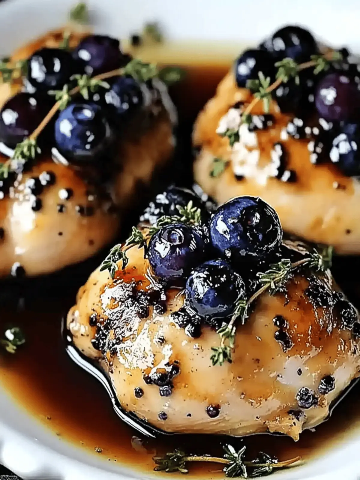 Savor the Best-Ever Blueberry Thyme Chicken Tonight! 3 Best-Ever Blueberry Thyme Chicken