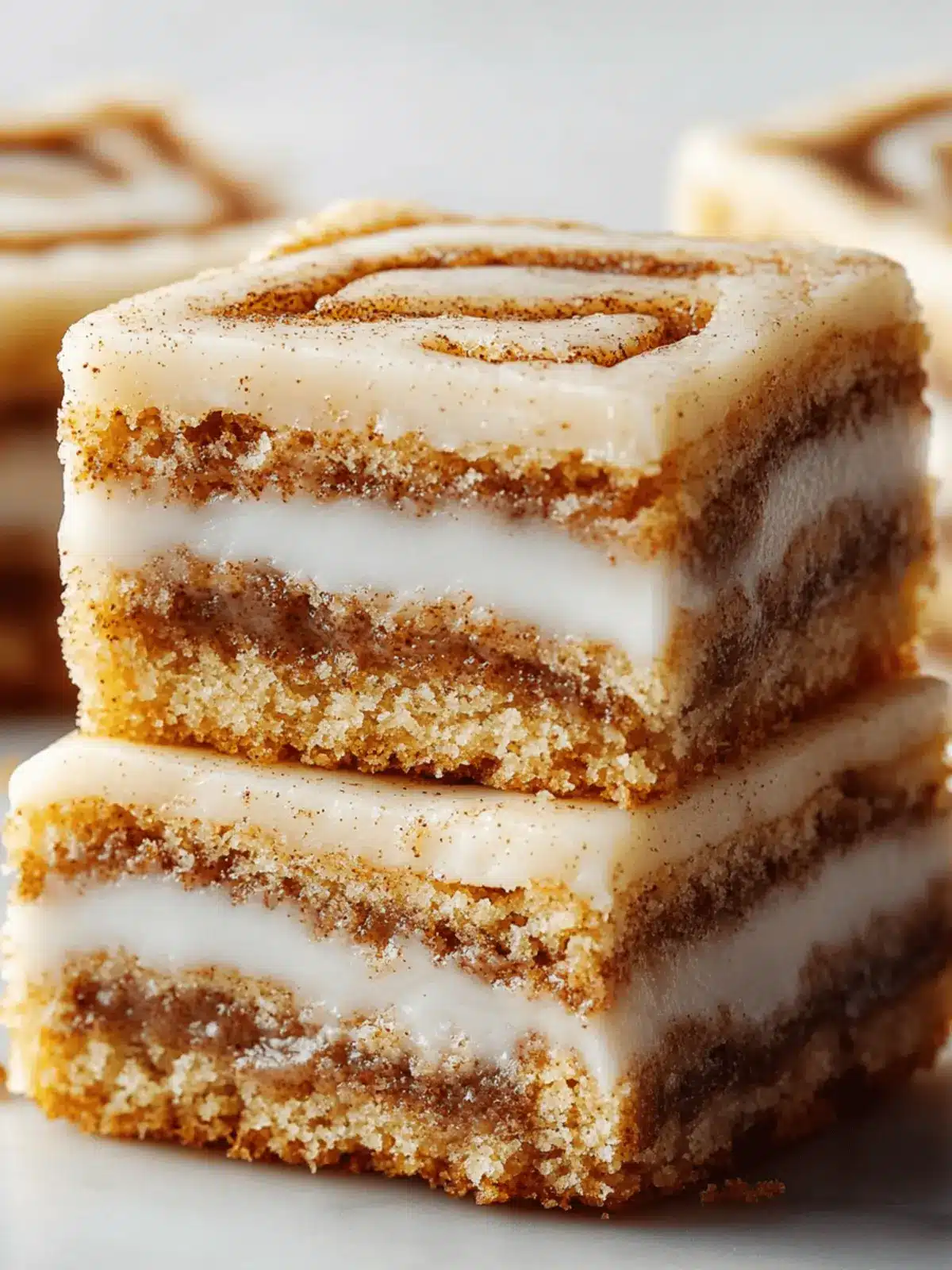 Cinnamon Roll Bliss Bars: A Creamy Treat You'll Adore 2 Cinnamon Roll Bliss Bars