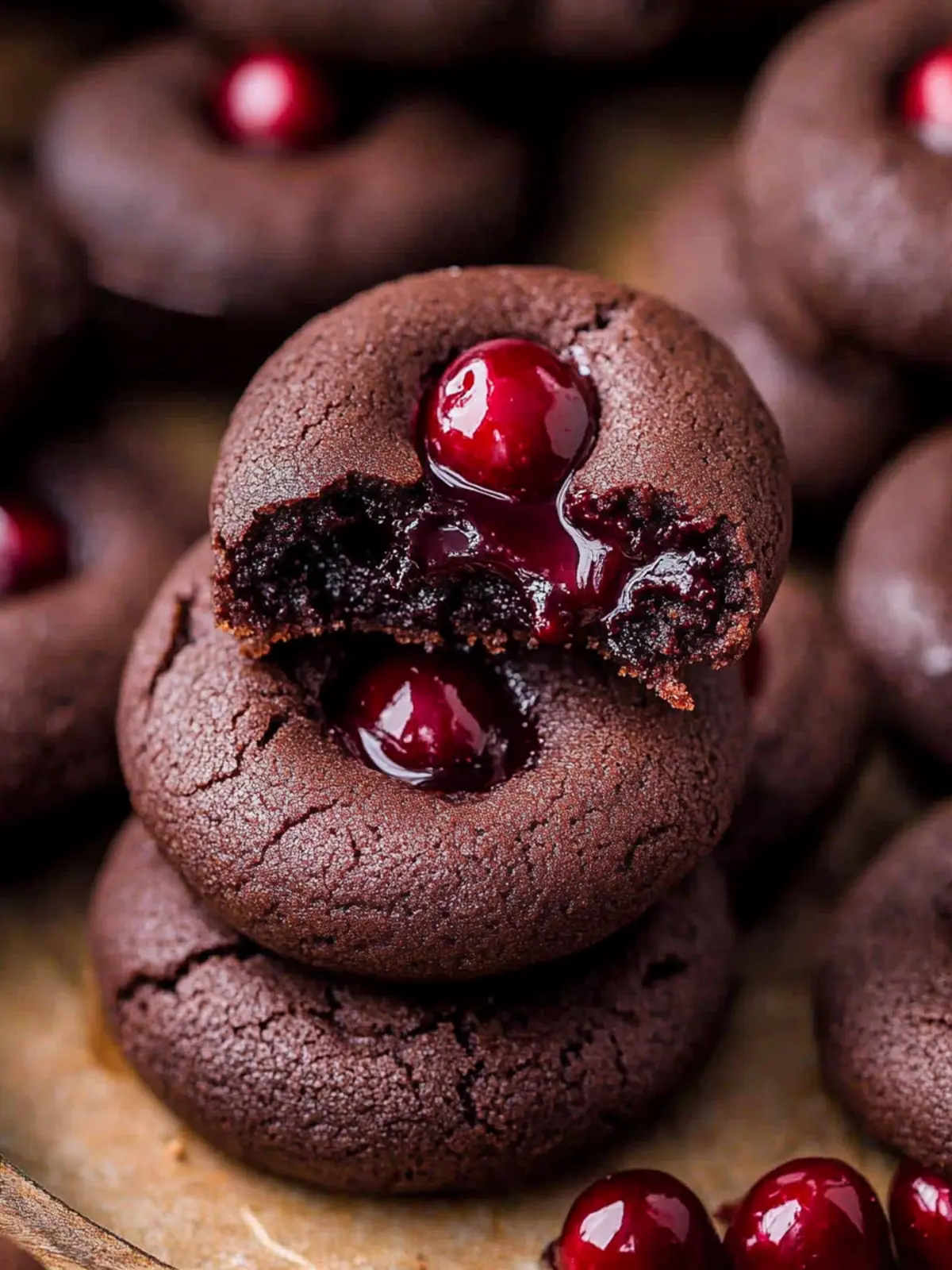 Irresistible Chocolate Cherry Cookies You'll Love to Bake 4 Chocolate Cherry Cookies