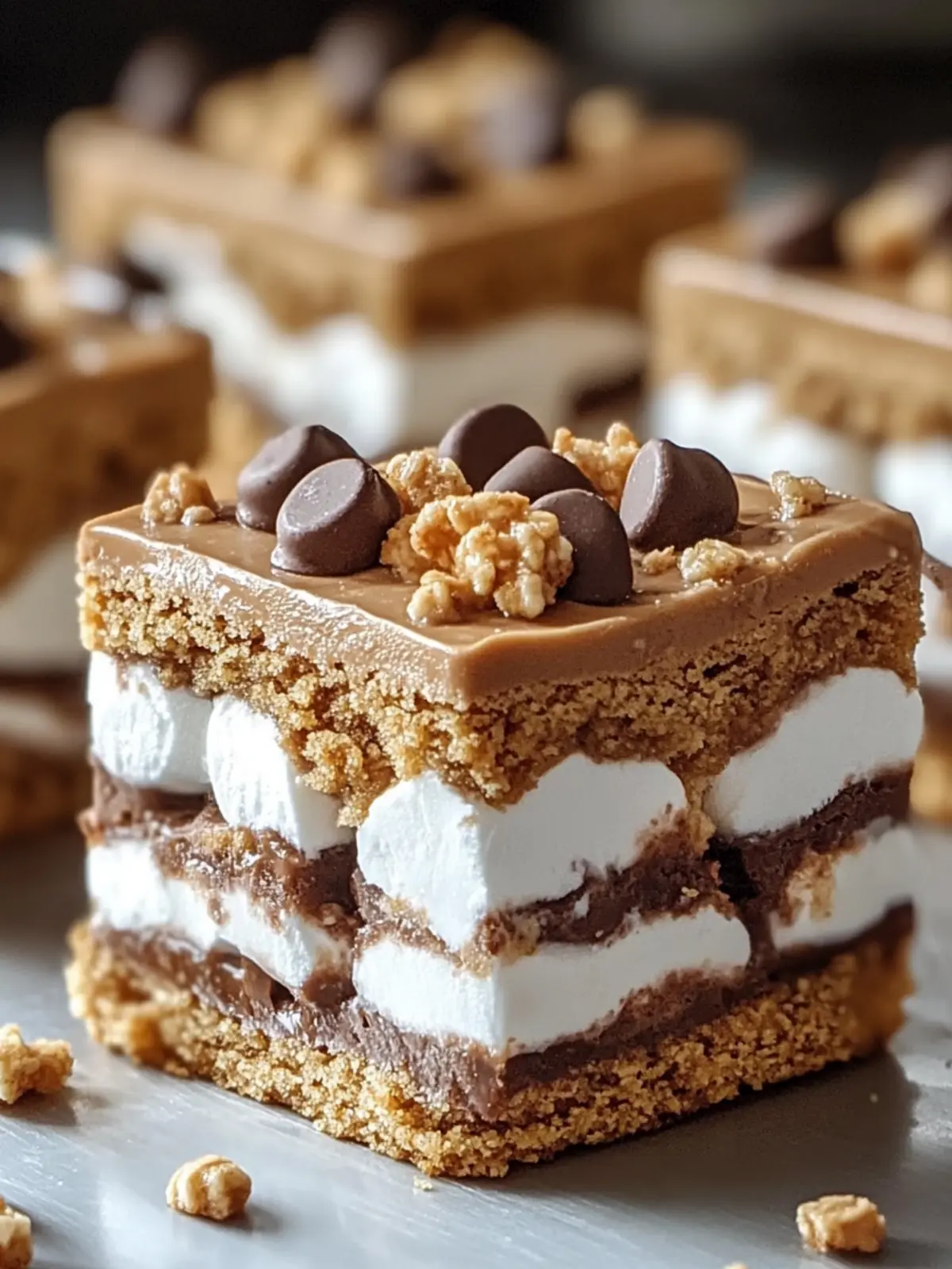 Delicious Frozen Yogurt S mores Cookie Squares Recipe You ll Love 4 Frozen Yogurt S mores Cookie Squares Recipe
