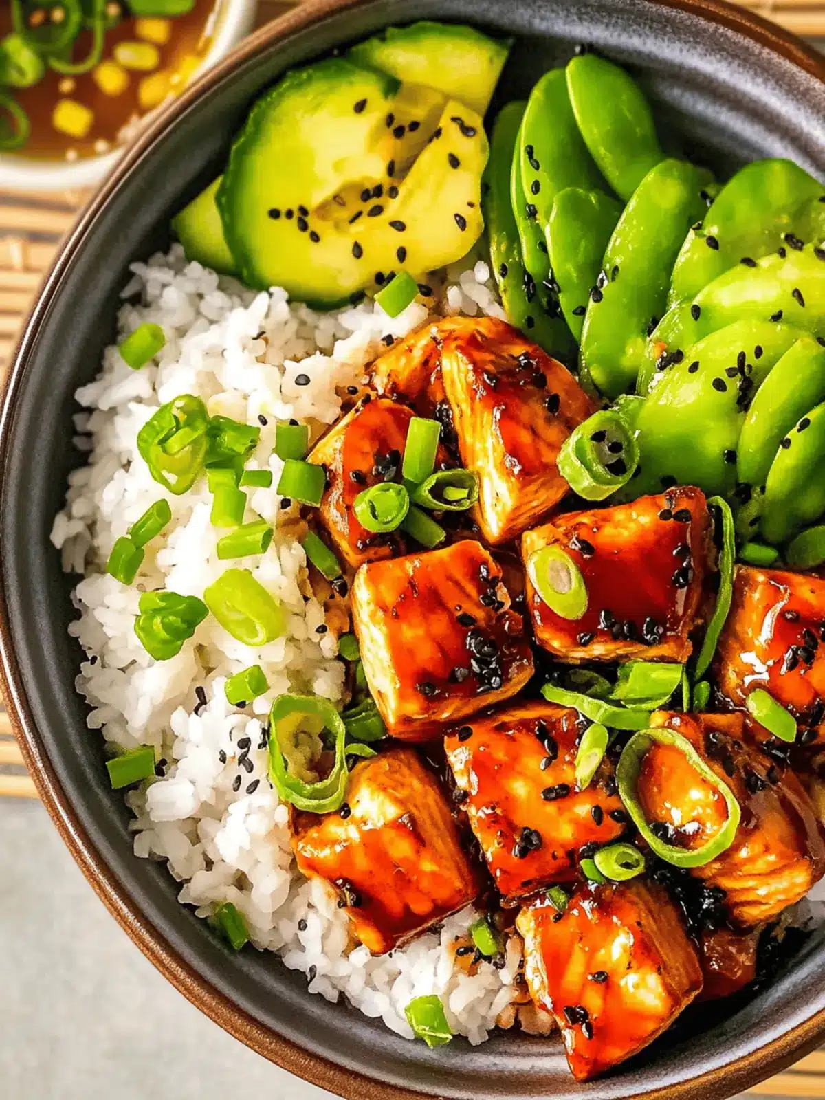 Sriracha Honey Salmon Bowls - Simple, Spicy, and Satisfying! 4 Sriracha Honey Salmon Bowls