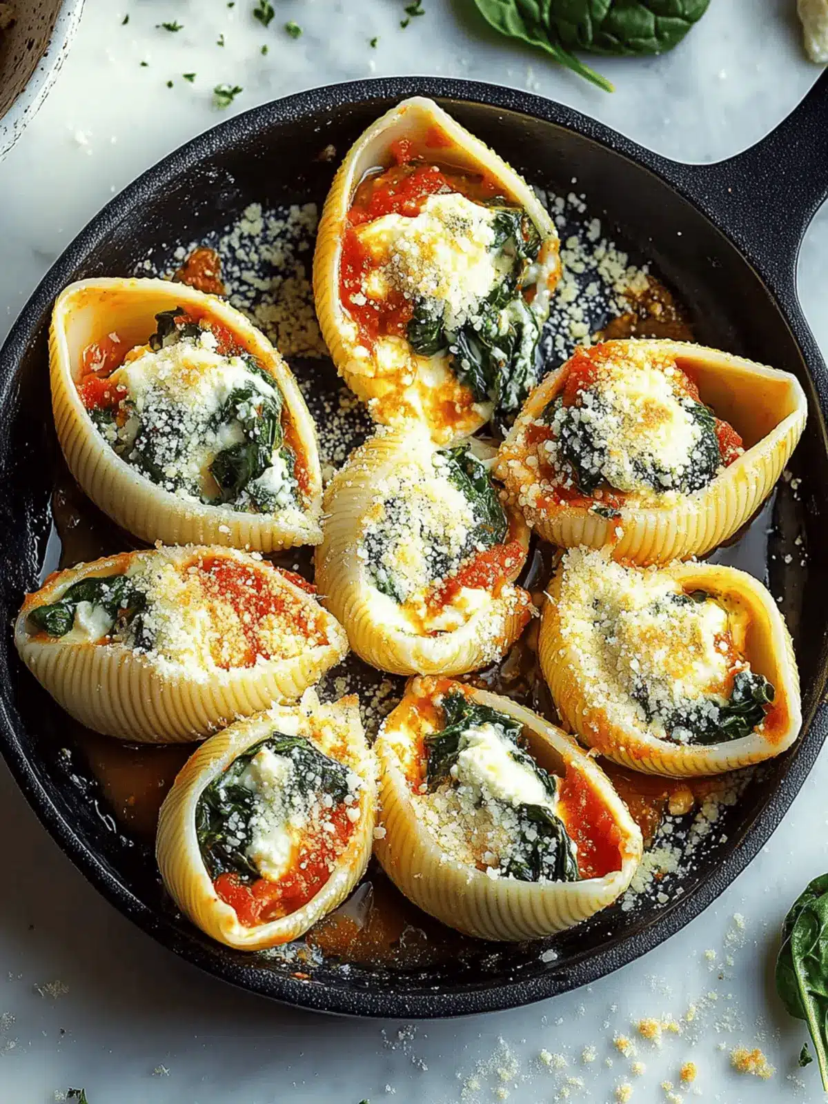 Delicious Spinach & Ricotta Stuffed Shells for Cozy Nights 3 Spinach & Ricotta Stuffed Shells