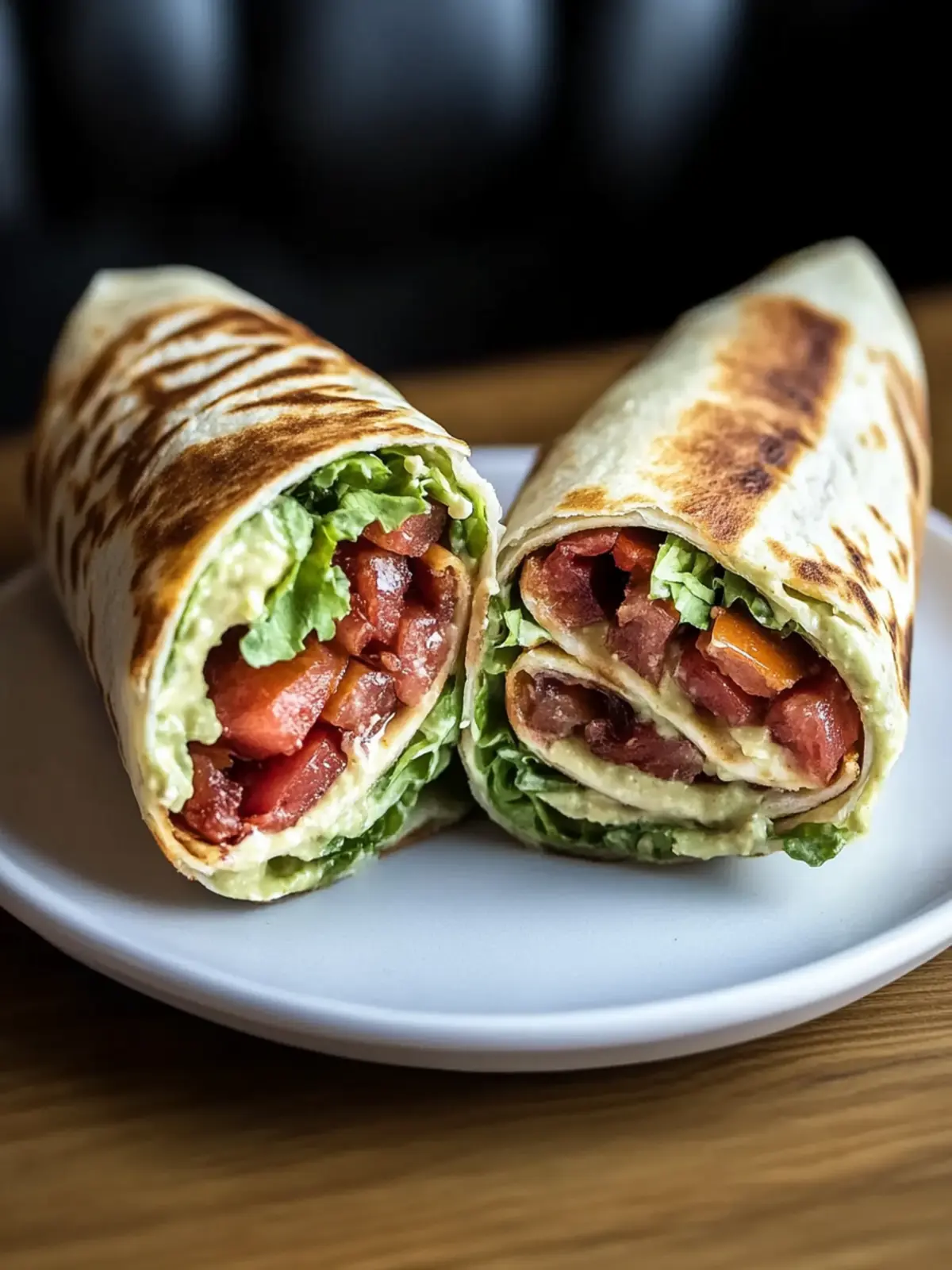 Gourmet BLT Wraps with Secret Sauce: A Fresh Family Favorite 4 Gourmet BLT Wraps with Secret Sauce